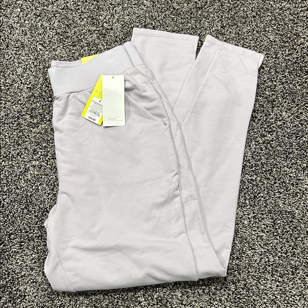 All in Motion High Rise Light Lavender/Gray Taper Pants
